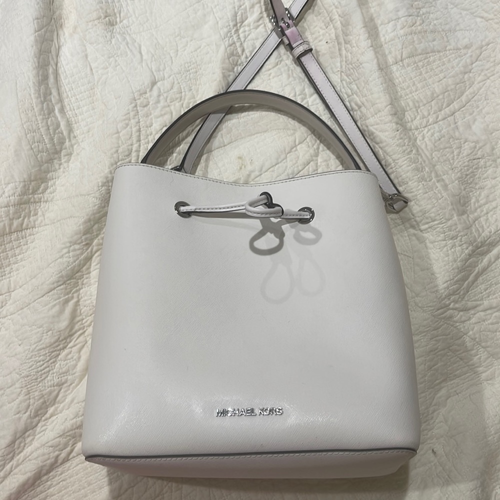 White Michael Kors purse